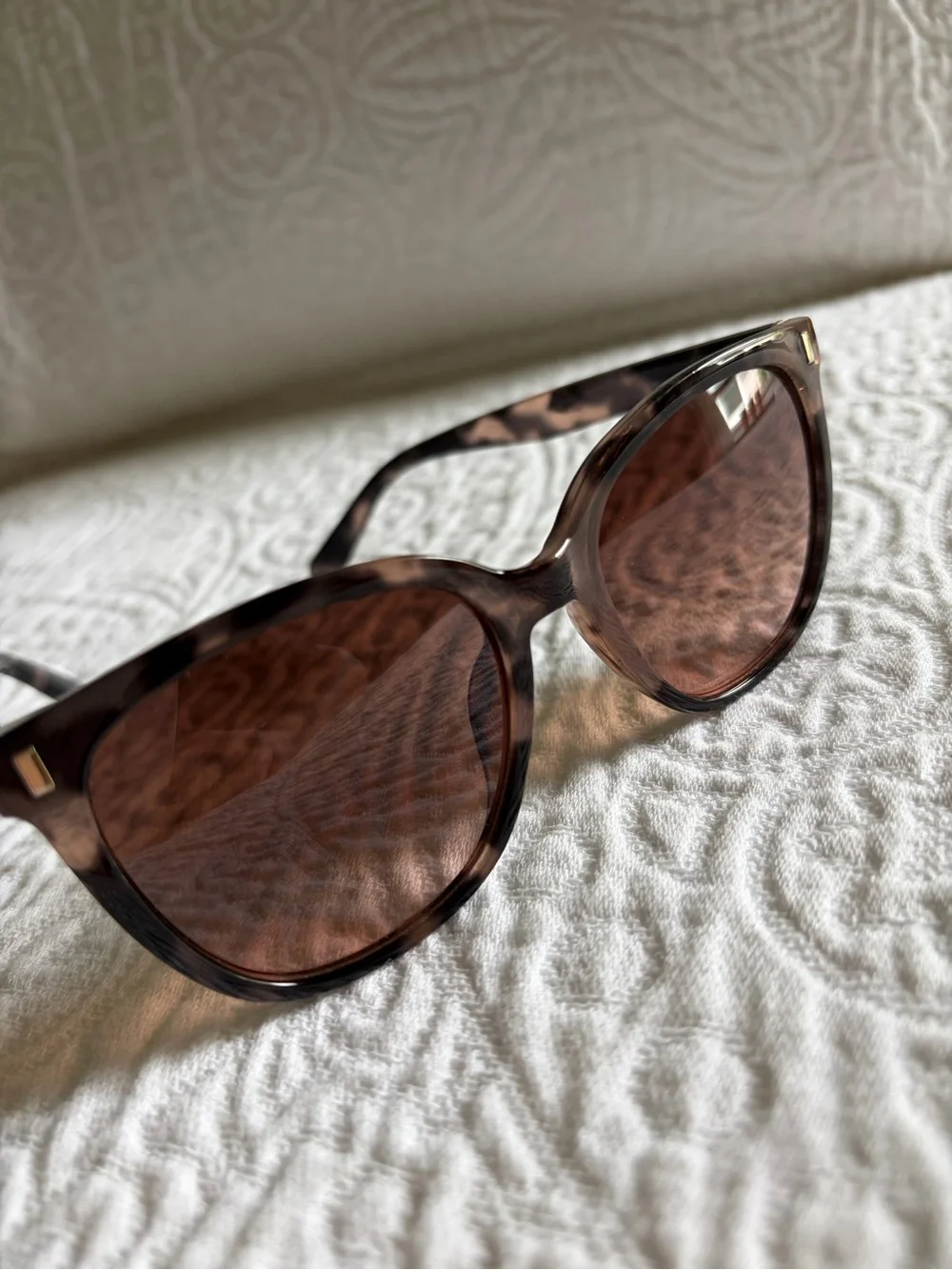 Ann Taylor Tortoiseshell Brown Gradient Lens Women's Sunglasses
